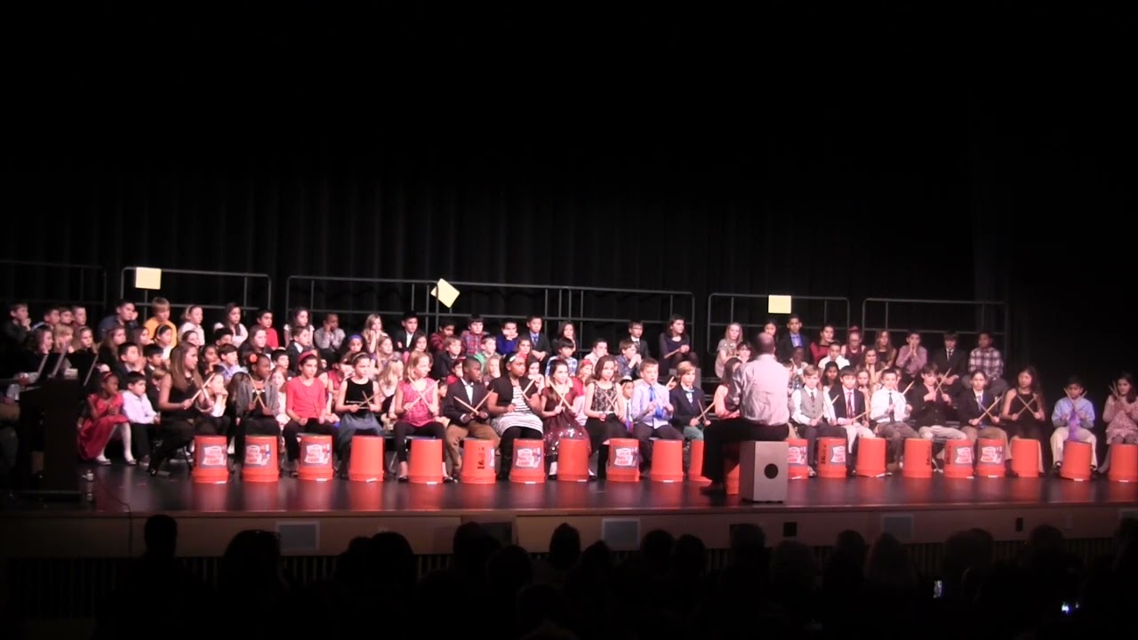 Grade 5 Bucket Drumming - The Storm (by Olivier Cutz)
