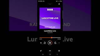 BBC Radio Scotland Lunchtime Live Professor Kevin Blyth