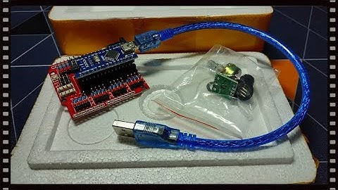 Arduino Nano V.3.0+IO Expansion Shield.