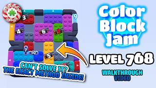 Color Block Jam - Level 768 Walkthrough Solution