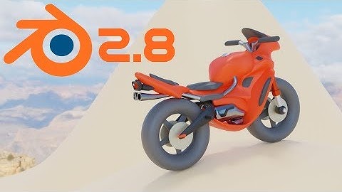 Blender 2.8 - Modeling a Motorbike