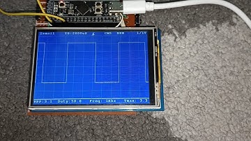 OSCILLOSCOPE STM32 TFT ILI9486 TFT  STM32F401