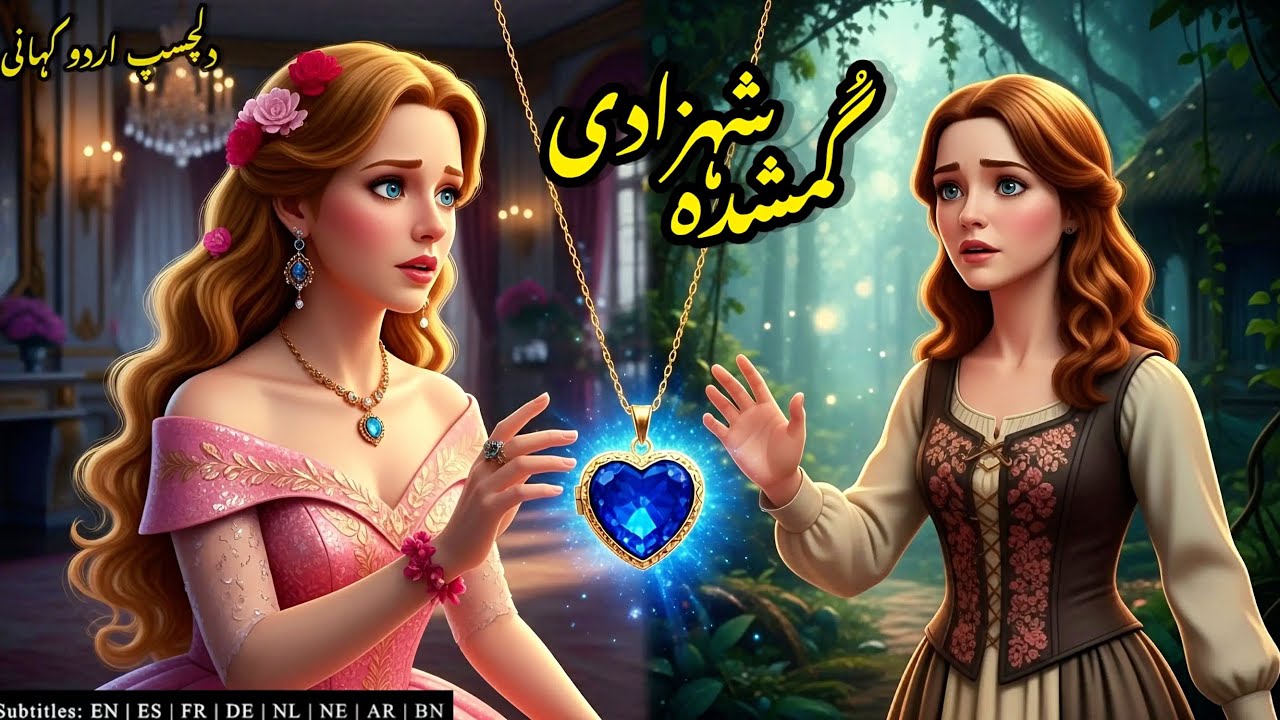 Потерянная принцесса 💫 Волшебный медальон | Сказка на урду | Фильмы на урду и хинди | Перед сном ...