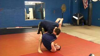 Flying armbar from clinch