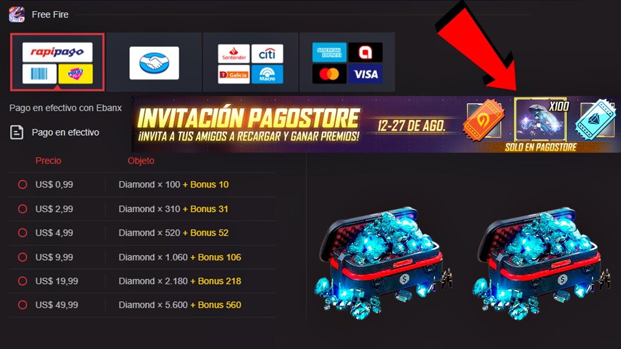 Mundo De Las Recargas - PROMOCIÓN DE DIAMANTES 🥳 OFRECEMOS CÓDIGOS PARA  REEMBOLSOS Y RECARGAS FREE FIRE POR ID 💯 NO PAGUES MÁS , SOMOS MAYORISTAS  😌