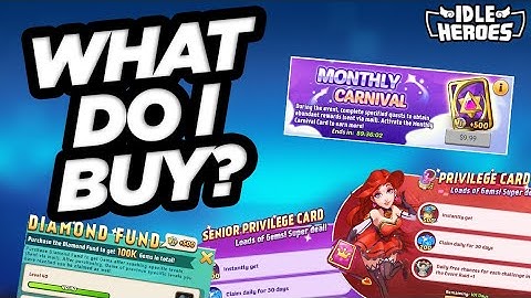 Idle Heroes - What Do I Buy: Low/Mid Spenders