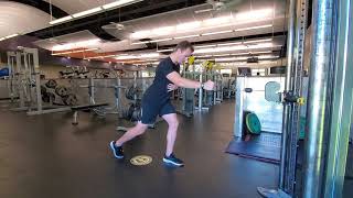 Cable (Handle) Neutral Grip Split Stance Contralateral Pull