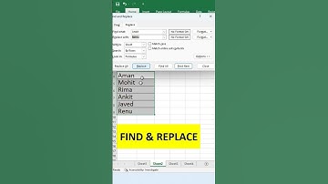 Find & Replace #shorts #excel #viral #shortsvideo #exceltutorial #short