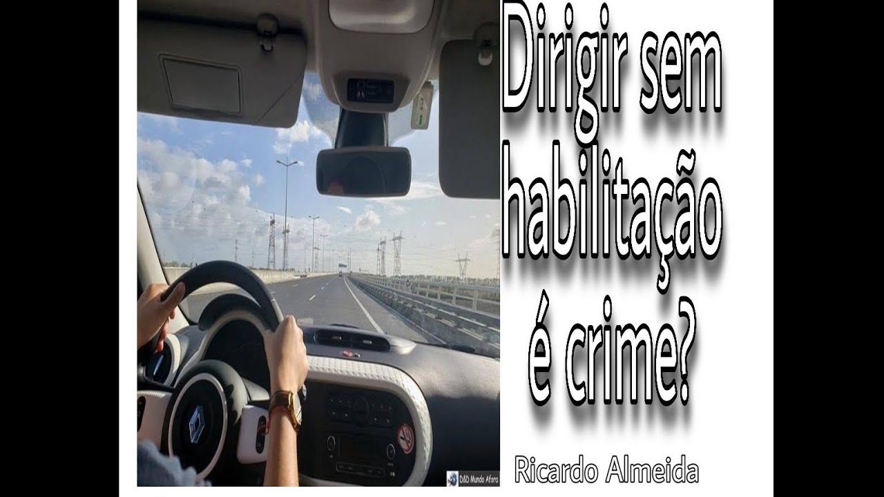 Dirigir veículo automotor sem habilitação é crime?? - YouTube