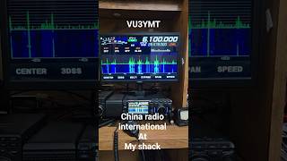 Listen China radio international at my shack #travel #hamradio #radiocommunication #radiohobbiests