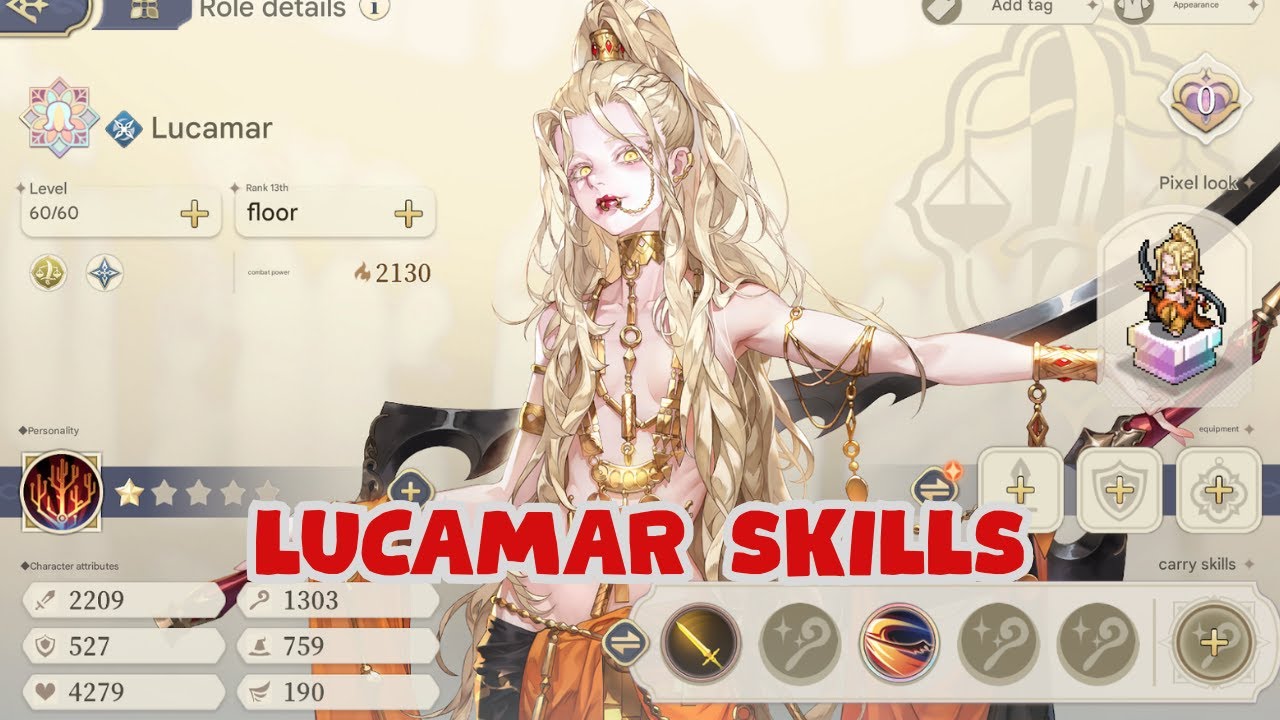 LUCAMAR SUMMONS AND SKILLS - ELAMAN CORNERSTONE [Sword of Convallaria]