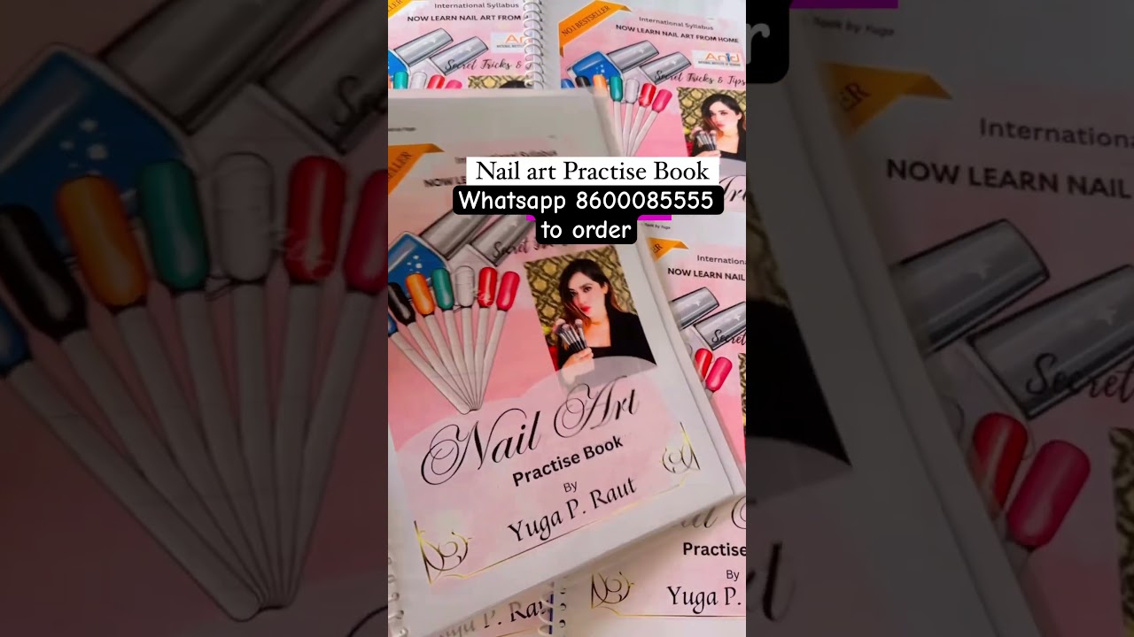 Reusable Nail art book‼️