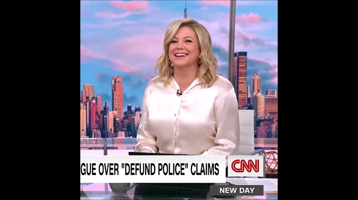 Brianna Keilar (ft.  Kara Scannell) - cream satin ...