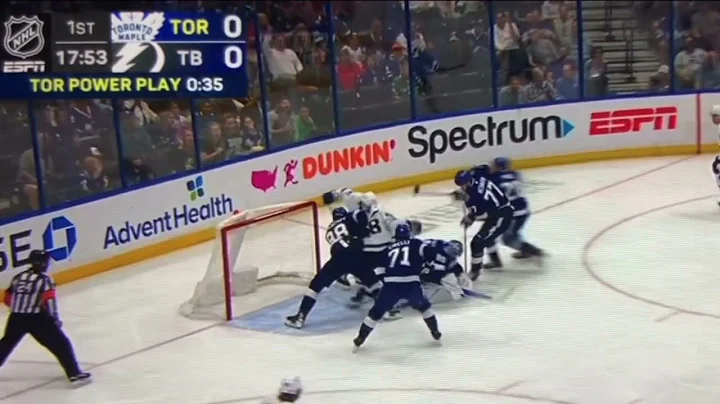 Mikhail Sergachev sucker punch on Michael Bunting:...