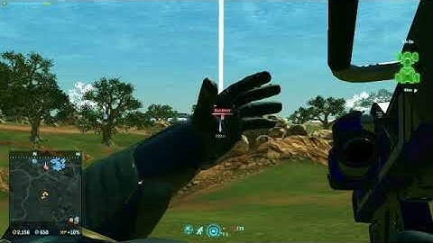 【Planetside2】 NS Annihilator vs Sunderer 300m 8shot kill