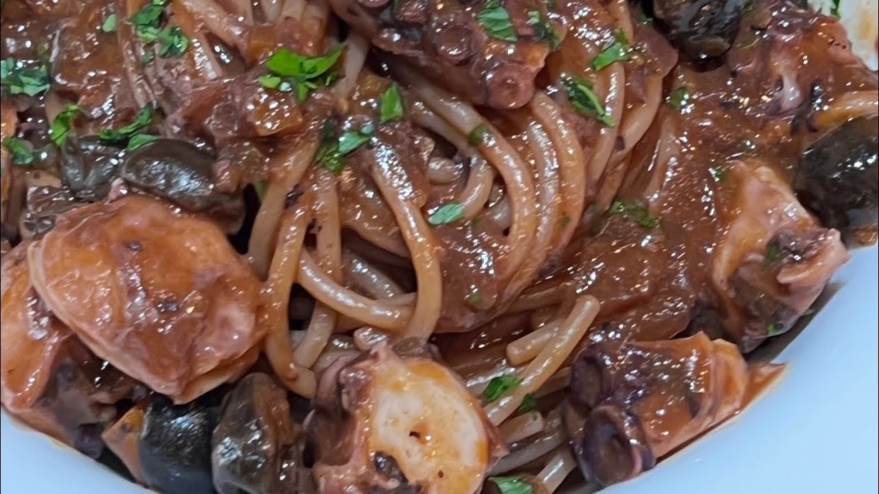 Spaghetti al Polpo 🐙 Ubriaco 😍