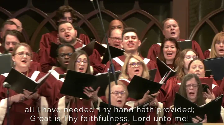 Prelude Great is Thy Faithfulness arr  Joel Raney; FUMC Houston, 2/23/2025