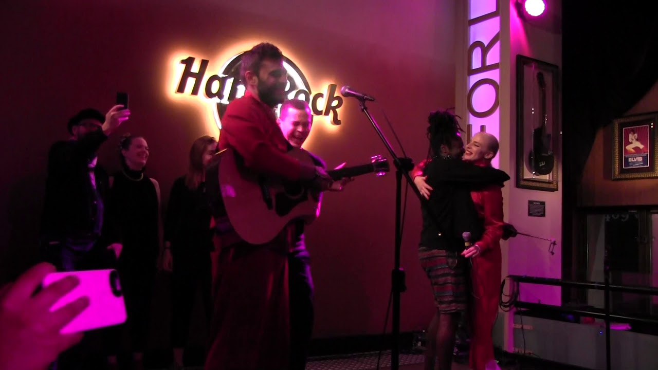 ESCKAZ in Lisbon: Madame Monsieur (France) - Chanting with William and Deban - At Wiwi Jam 2018