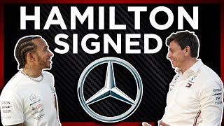 Lewis Hamilton Signs With Mercedes For F1 2021