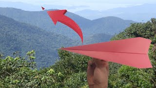 How To Make The WORLD RECORD PAPER AIRPLANE for Flight Time✈️