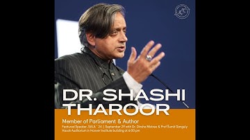 In conversation with Dr. Shashi Tharoor