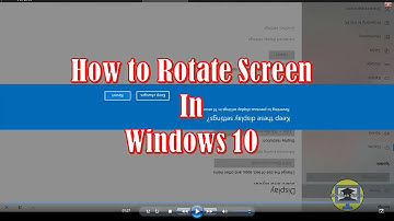 How To Rotate Screen in Windows 10(Laptop or Desktop)