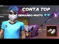 DEIXEI A CONTA GEMADA MAIS GEMADA AINDA NO FREE FIRE 😱💎