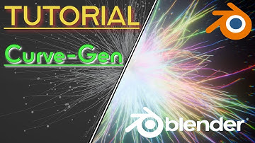 Abstract Art with Curves Generation effect in Blender | Tutorial