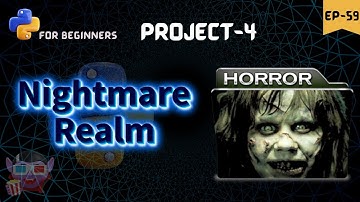 NightmareRealm - an Horror clip 🧛‍♂️🧟‍♂️🎃 || python for beginners