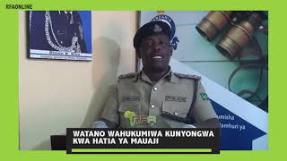 WATANO WAHUKUMIWA KUNYONGWA KWA HATIA YA MAUAJI