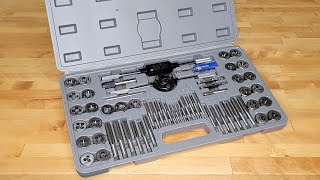 Tap and Die Set 60 Pc Harbor Freight Review | How to use Tap and Die