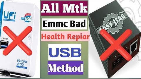 All MTK Emmc Repair Bad Health Without UFI/EASYJTAG (USB METHOD)