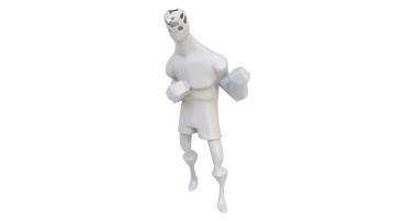 3d model of the character man. Superhive, CGtrader, Cults3d (no sound)