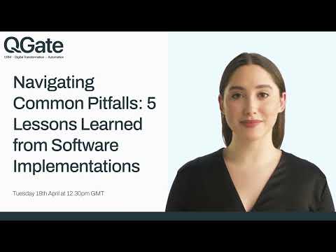 Navigating Common Pitfalls: 5 Lessons Learned from Software Implementations webinar promo