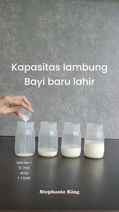 Ternyata baru bayi lahir tuh belum butuh ASI banyak moms ❤️