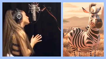 Ariana Grande Recording for 'Earth' - Behind the Scenes