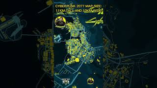 GTA 5 VS CYBERPUNK 2077 😨( MAP CHALLANGE )pt.5#SHORTS#cyberpunk2077#VS #gta5 #MAP