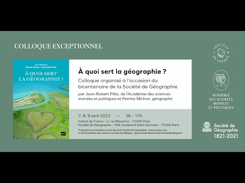 [9 avril 2022] Suivez en direct le colloque "A quoi sert la géographie ?"