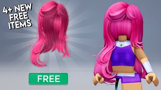 Hurry Omg 4 New Free Hairs Items Just Released In Roblox 