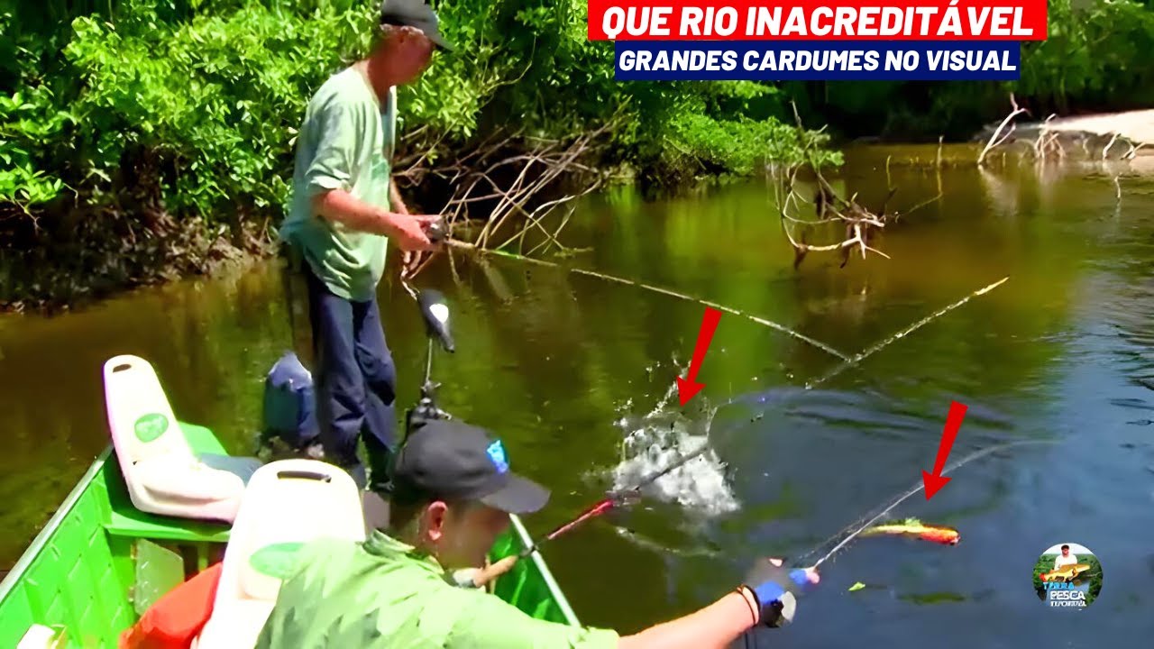 ESSE RIO É O SONHO DE QUALQUER PESCADOR | UM AQUÁRIO NATURAL | ONDE VOCÊ ESCOLHE O PEIXE. vídeo 2