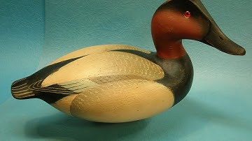 Decoy Carving, Canvasback, "Ward Style" Part 1