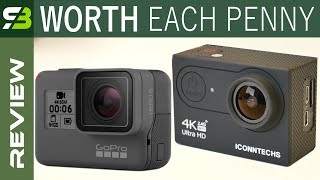 100$ vs 470$ Sport Camera. In Depth Comparison: GoPro 6 / Iconntechs