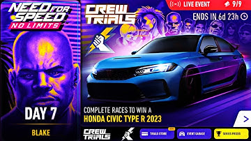 Need For Speed: No Limits | Honda Civic Type R 2023 Day 7 (Blake)