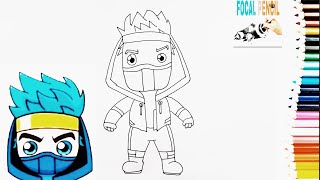 How To Draw Ninja | Fortnite