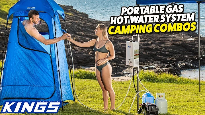Kings Portable Gas Hot Water System Camping Combos (Camping Shower)