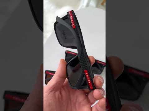 Чоловічі брендові сонцезахисні окуляри POLARIZED у стильній оправі, Чорні/Коричневі, видео 1