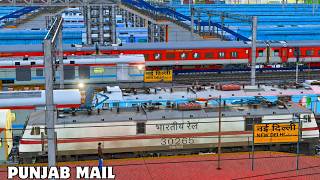 Heavy Traffic At New Delhi || Indian Railways || Train Simulator Classic || Punjab Mail LIVE screenshot 1