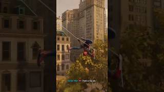 Spiderman Swinging Scenes 🕷️✨ | Spiderman 2 PS5 #spiderman #shorts #gaming
