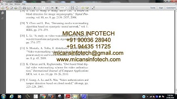 Video Watermarking Techniques for Copyright protection and Content Authentication