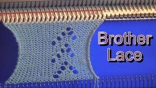 Brother Knitting Machine Lace Punch Card Explained